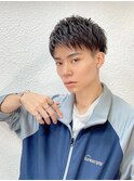 ナチュラルショートバング