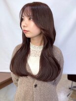 ヘアメイク ミチ 富田店(HAIRMAKE MICHI) 【MICHI 富田店　古作蓮】チョコレートブラウン　くびれヘア