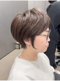 40代50代60代白髪マッシュショートボブ大人美人くびれ髪質改善