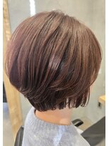 エレノア 越谷(Eleanor)&nbsp;ピーチブラウンカラー×キレイめショートヘア