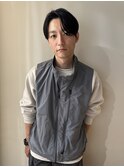 大人ナチュラルなセンターパート