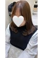 ジーナ 南草津(Zina) レイヤーカットでワンカール巻き