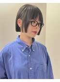 フェイスフレーミング髪型 ミディアムウルフボブショートボブ