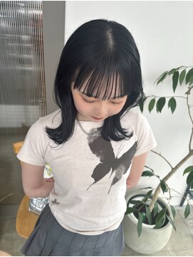 シェル 津山の手店(shel) 韓国風ブルーブラックカラー