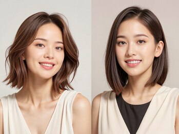 ロアールアオイ(LOAOL AOI)の写真/髪にやさしくしっかり染まるオーガニックカラー使用！白髪染めもOK★お席はリラックスできる半個室空間♪