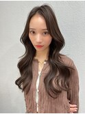 韓国ヘア/くびれヘア/顔まわりカット/流し前髪
