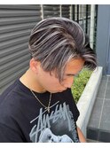 大人白髪バレイヤージュ