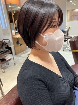 ラミエ バイ メルト 吉祥寺(lamie by melt) *滝田*吉祥寺暗めカラー20代30代40代50代丸み小顔ショートボブ