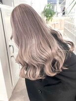 サンクマーケット 渋谷(cinq MARKET) 渋谷ブリーチカラーハイトーンカラーラベンダーグレージュ30代