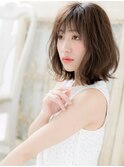mod's姪浜/ハッシュカット乾かすだけ小顔ミディアムウルフボブi