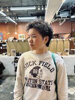 チャプター 問屋町(chapter)&nbsp;スパイキーショートピンパーマツイストパーマ眉毛カット