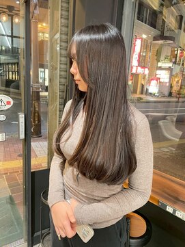 ナンバー ジルバ 立川(N° jillva) 韓国顔まわりレイヤーカット髪質改善透明感カラー20代30代40代