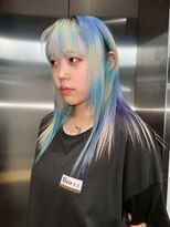 ヌル 原宿店(Null)&nbsp;オーダーメイド/ケアブリーチカラー/セクションカラー/姫ウルフ