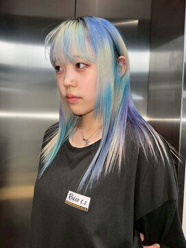 ヌル 原宿店(Null) オーダーメイド/ケアブリーチカラー/セクションカラー/姫ウルフ