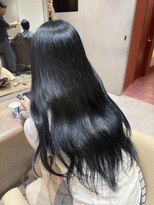 ジーナ 渋谷本店(Zina) 髪質改善*ブルーブラック*【Zina渋谷本店】