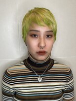 テントー 大泉学園店(Tento-)&nbsp;ライムグリーン×ベリーショート