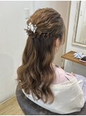 【浜松美容院】お呼ばれアレンジ　ハーフアップ