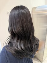 コース(co-th.) オリーブグレー暗髪透明感カラー×小野ふゆり