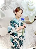 浴衣着付け　浴衣　浴衣で花火大会　大人浴衣