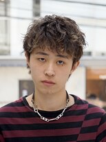 オーバル ジングウマエ(OVARL jingumae)&nbsp;シャドウパーマアクティブショートサーフカールフェザーパーマ