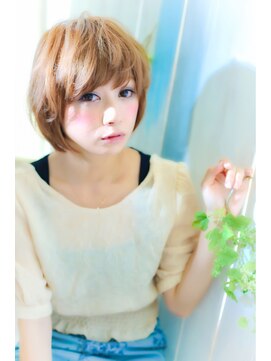 ローレン(LOREN) ＊LOREN＊ヌーディーカラーふんわり小顔ショート♪