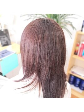 ヘア サロン ミンティア(HAIR SALON MINTIA) アディクシーカラー、パープルガーネット