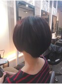 ナチュラルなショートボブ
