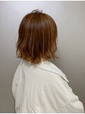 ＊ medium Bob ＊　×  オレンジベージュ