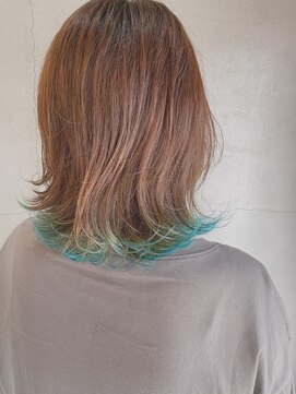 ペタル (PETAL) チョコミント裾カラー