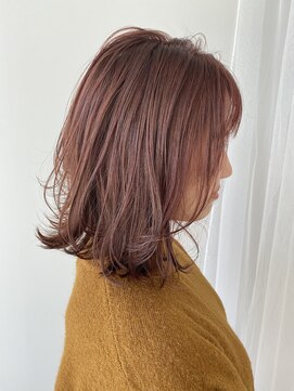 ユルフ(yulf) ブリーチなしの韓国ピンク☆[津市/津駅/久居/久居駅]