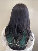【高階】インナー×ターコイズ