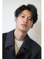 ロミーオム 本厚木(ROMMY. Homme)&nbsp;ナチュラルアップバングパーマ