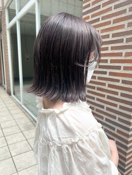 デイジー(Daisy) 天神/福岡/ラベンダーグレー/ボブ/10代/20代/30代/40代