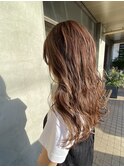pink brown×beige