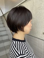 レビジュヘアー 桂店(LEVIJU HAIR)&nbsp;後ろに丸みがあるショートヘアで可愛い印象へ！