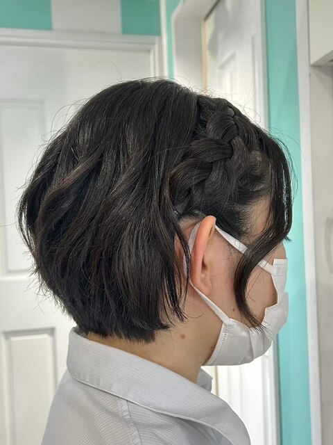 【編み込みヘアセット】20代30代40代50代