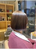 首元すっきり◎まとまるボブ