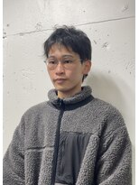 ジュネスゼロニ(JUNES 02)&nbsp;黒髪癖毛風ニュアンスパーマ