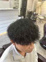 スウェル 船橋店(Swell)&nbsp;ダークアッシュ/アッシュブラック/カルマパーマ/ベリーショート1