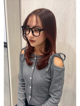 アースオーセンティック 立川店(EARTH Authentic) ブラッドオレンジカラー×レイヤーカット