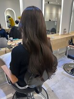 ジーナ 船橋(Zina)&nbsp;髪質改善＊ロングレイヤーグレーベージュ＊美髪【Zina船橋】