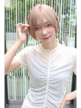 エトラ 渋谷店(etora) ショートカット×ひし形ショートボブ×前髪あり20代30代40代