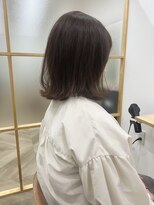 レイ 津田沼(Lei) ボブ/前髪/こなれミディ/オリーブベージュ/ウェーブパーマ/韓国