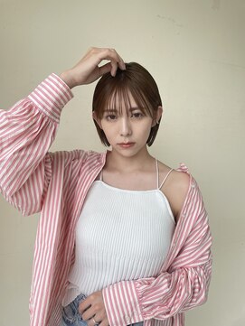 ハピネス 王寺店(Happiness) 大人可愛い切りっぱなしボブ　奈良　20代30代