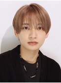 シースルーマッシュ韓国ヘアカルマパーマ韓国マッシュ黒髪