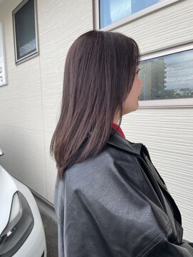 グラム 岡崎北店(gram) ラベンダーカラーのレイヤーカット