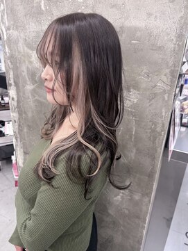 キング(K!ng) 縮毛矯正髪質改善ハイライトレイヤーカット枚方美容室エクステ