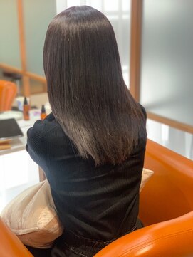 ジーナ 船橋(Zina) 髪質改善＊ロングレイヤーグレーベージュ＊美髪【Zina船橋】