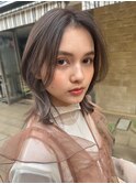 20代30代ダブルカラーブリーチ立体感グラデーション透明感