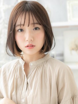 カバーヘア 上尾西口店(COVER HAIR) 大人かわいい切りっぱなし伸ばしかけ丸みボブc6上尾20代30代40代